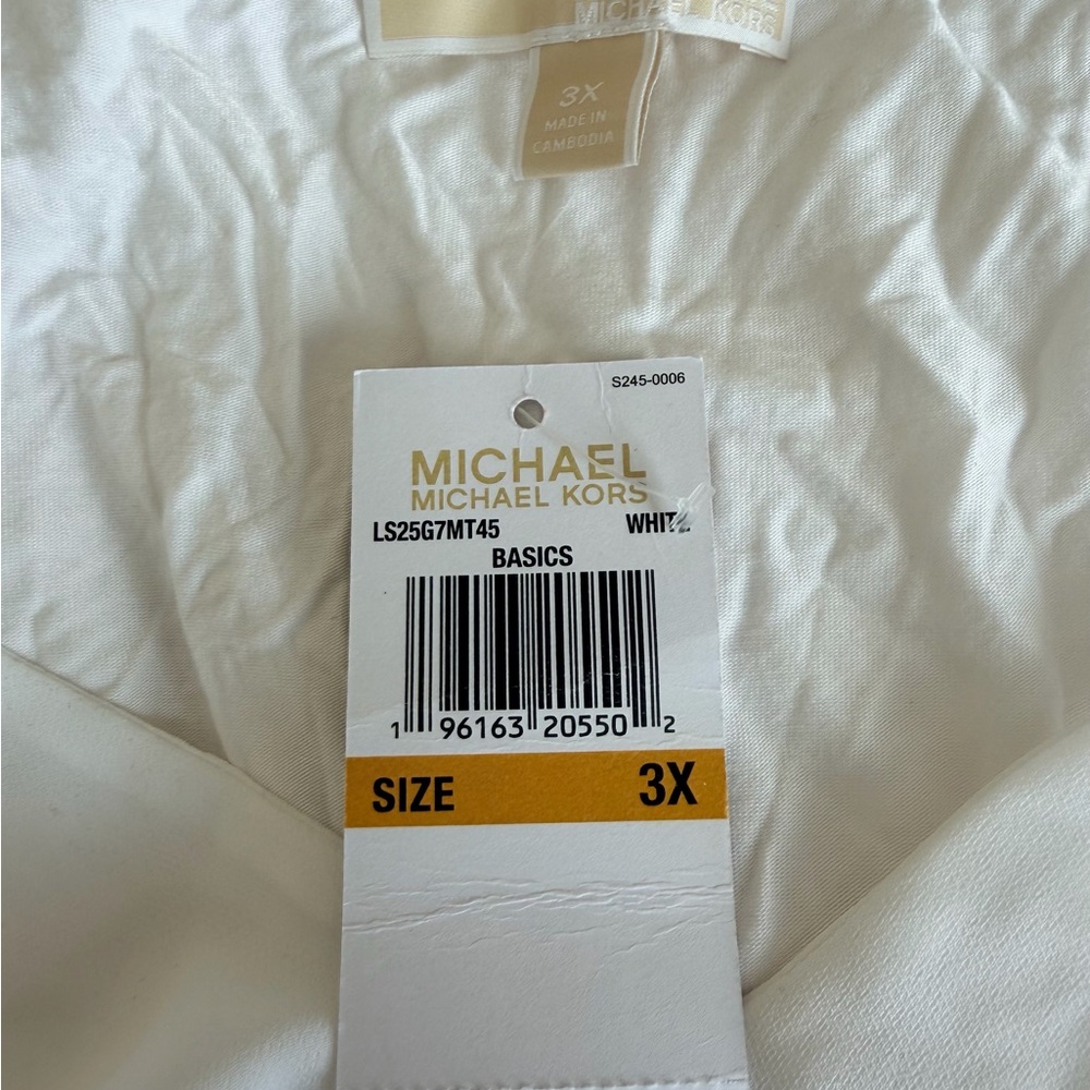 MICHAEL Michael Kors White Layered Blouse - Picture 5 of 6
